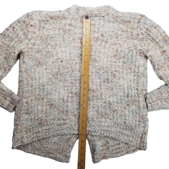 Maurices Sweater Womens Sz M Chunky Knit Cardigan Long Sleeve Sparkle Open Front - Picture 9 of 12